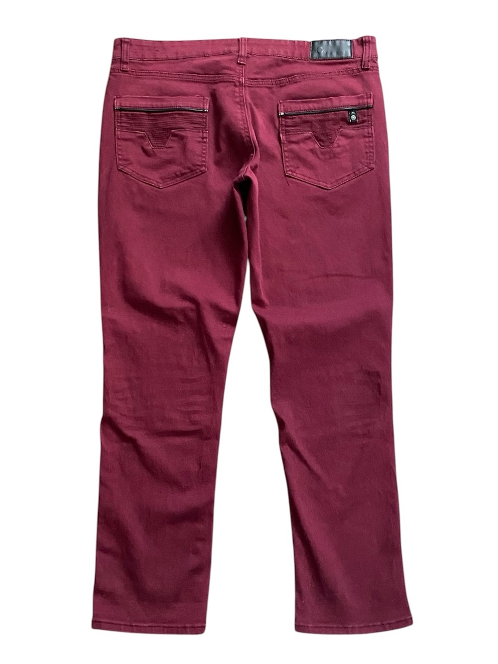 Fried Denim Jeans Men’s Slim 36x32 Maroon